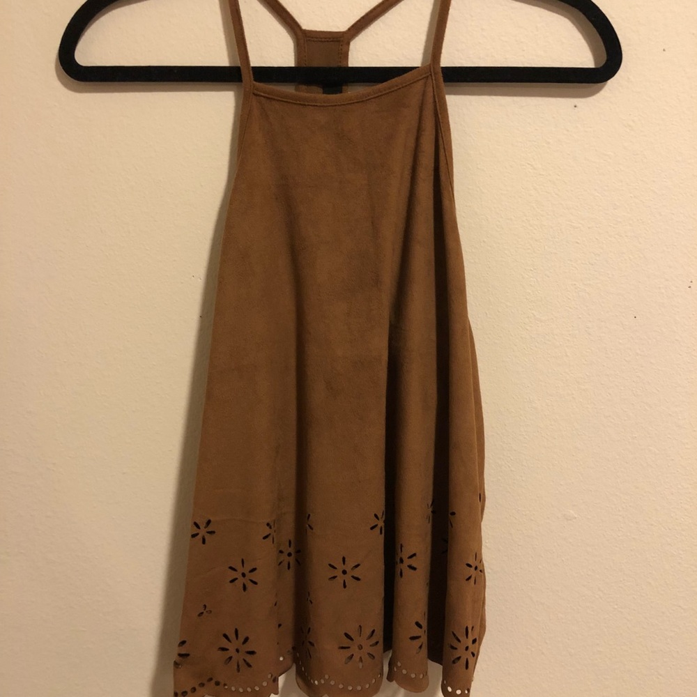 Women’s Suede Tank Top - Size S
